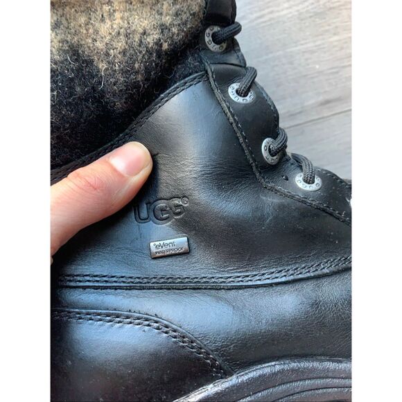 UGG Australia Adirondack Tall Black Brown Ombre size 7 - Picture 6 of 15